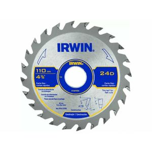Disco para Serra Circular Corte Fino 4.3/8" 24 Dentes IRWIN