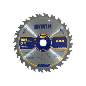 Disco para Serra Circular Corte Fino 7.1/4" 24 Dentes IRWIN