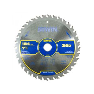 Disco para Serra Circular Corte Fino 7.1/4" 36 Dentes IRWIN