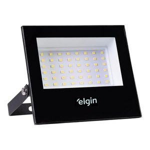 Refletor de Led 50W 6500K Bivolt Preto ELGIN