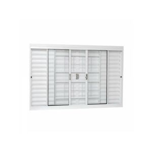 Janela Veneziana de correr aço 100cmX150cmX12cm RAMASSOL