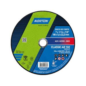 Disco de Corte Inox Classic 1,6mm NORTON