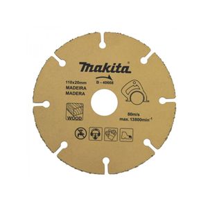 Disco de Serra Mármore para Madeira 110mm MAKITA