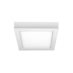 Plafon de Led de Sobrepor 24W Bivolt 6500K Quadrado Branco ELGIN