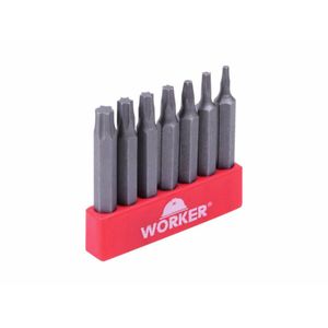 Jogo de Bits Torx para Parafusadeira 7Pçs Longo WORKER
