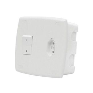 Caixa Embutir Arstop com Tomada 2P+T 20A Com Interruptor ILUMI