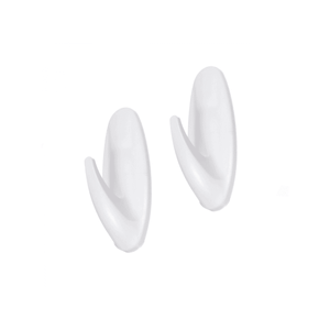 Gancho Adesivo Médio 2 Pçs Branco COMMAND 3M