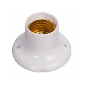 Soquete Fixo Nylon E27 Branco ILUMI