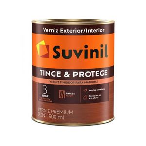 Verniz Tinge e Protege Mogno 900ml SUVINIL