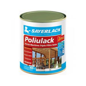 Verniz Brilhoso Poliulack Transparente 900ml SAYERLACK