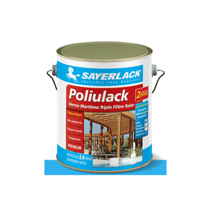 Verniz Brilhoso Poliulack Transparente 3,6L SAYERLACK