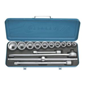 Jogo de Soquete Estriado 3/4" 14 Pçs