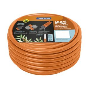 Mangueira Flex para Jardim 30m com Engate Rosqueado e Esguicho TRAMONTINA