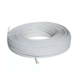 Fio Paralelo 2x4mm Rolo com 100m 300V Branco COBRECOM