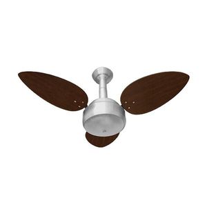 Ventilador de Teto Miray 127V Prata Tabaco  VENTI DELTA