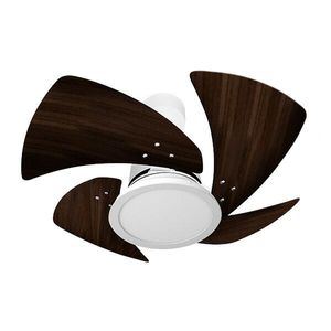 Ventilador de Teto Tornado Led 127V Branco Tabaco VENTI DELTA