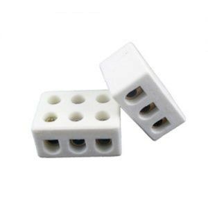 Conector de Porcelana Tripolar 10mm INTERNEED