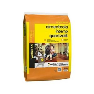 Argamassa AC1 Interna 20Kg Cinza QUARTZOLIT