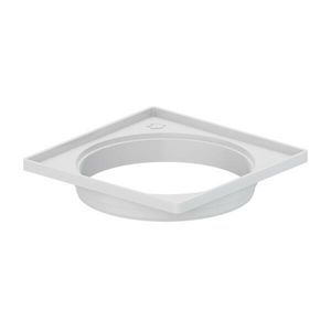 Porta Grelha Quadrada 100mm Branco TIGRE