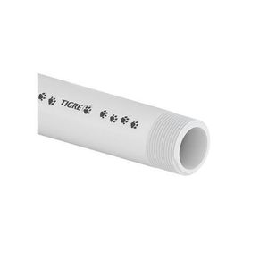 Tubo Roscável Branco 1/2" 6m TIGRE