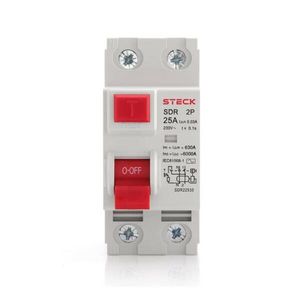 Dispositivo Interruptor DR 2P 30MA 25A STECK