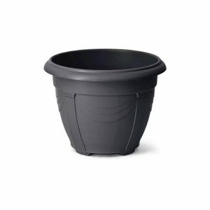 Vaso Redondo Romano N.1 25cm Preto NUTRIPLAN