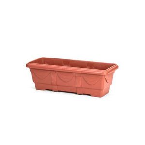 Vaso Retangular Romano 35X15cm Cerâmica NUTRIPLAN