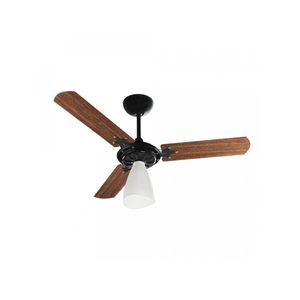 Ventilador de Teto Wind Light Preto Mogno com Lustre 127v  VENTISOL