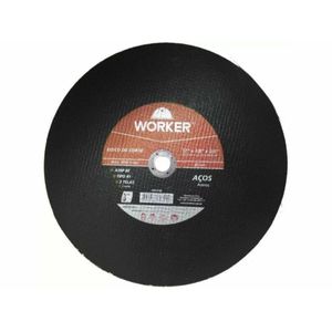 Disco de Corte para Aço 12x1/8x3/4" WORKER