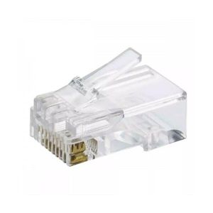 Conector Macho RJ45 com 10 Peças LIEGE