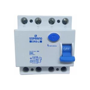 Dispositivo Interruptor DR 4P DSR4 40A SOPRANO