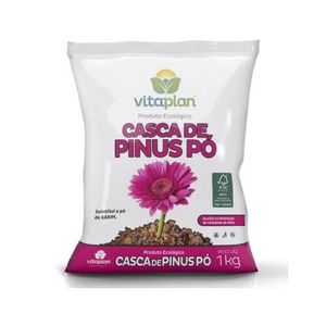 Casca de Pinus em Pó 1Kg NUTRIPLAN