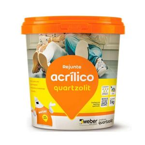 Rejunte Acrílico Interno/Externo 1Kg Palha QUARTZOLIT