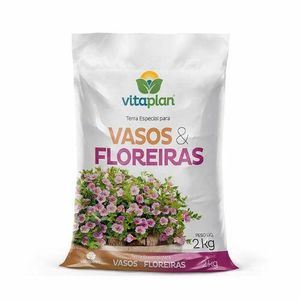 Terra para Vasos e Floreiras 2Kg NUTRIPLAN