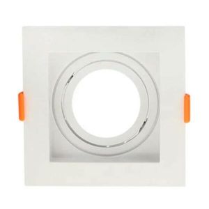 Spot Led Recuado Quadrado GU10 Branco LUMINATTI