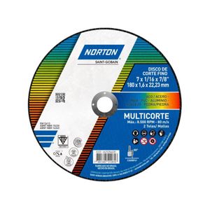 Disco de Corte Multicorte 7x1/16x7,8" NORTON