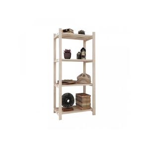 Estante Decorativa Pinus 4 Prateleiras Polaris GAAM