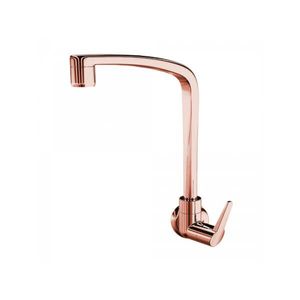 Torneira para Cozinha de Parede 1168 Bica Alta F71 Rose Gold LORENZETTI