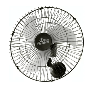 Ventilador de parede 60cm bivolt preto Venti-Delta