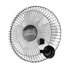 Ventilador de parede 50cm bivolt preto Venti-Delta