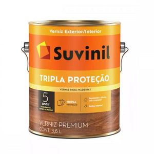 Verniz Triplo Filtro Solar Brilhante Incolor 3,6L SUVINIL