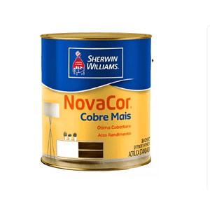 Acrílico Fosco Cobre Mais 3,6L Palha NOVACOR