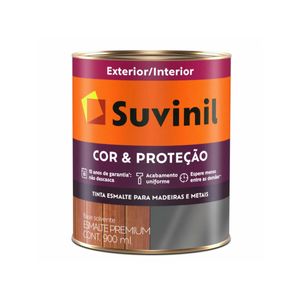 Esmalte Cor e Proteção Brilhante Preto 900ml SUVINIL