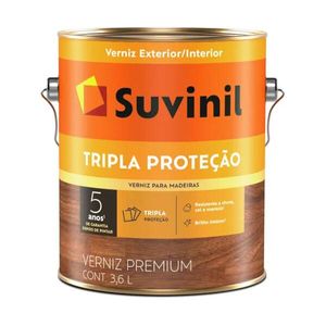 Verniz Tripla Proteção Brilhante 3,6L Mogno SUVINIL