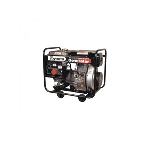 Gerador a diesel monofásico 5500W partida elétrica Toyama bivolt