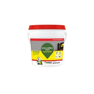 Pintura Asfáltica Acqua Preto 18L QUARTZOLIT