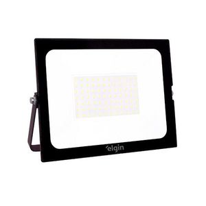 Refletor de Led 100W 6500K Bivolt Preto ELGIN