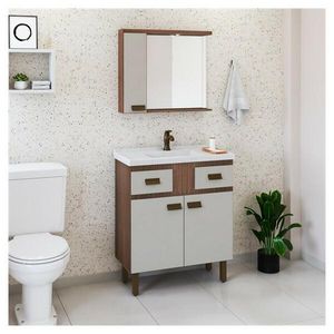 Conjunto Gabinete para Banheiro New Fox GAAM
