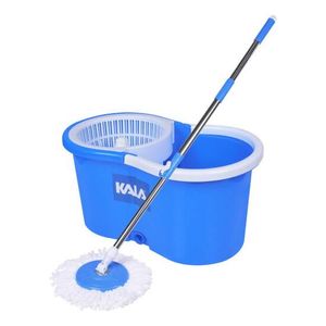 Spin Mop com Balde Centrifugador 6L Azul KALA