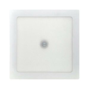 Plafon de Led de Sobrepor 24W Bivolt 6500K Quadrado Branco com Sensor BRONZEARTE